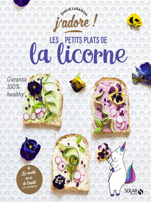 cover image of Les petits plats de la licorne--j'adore